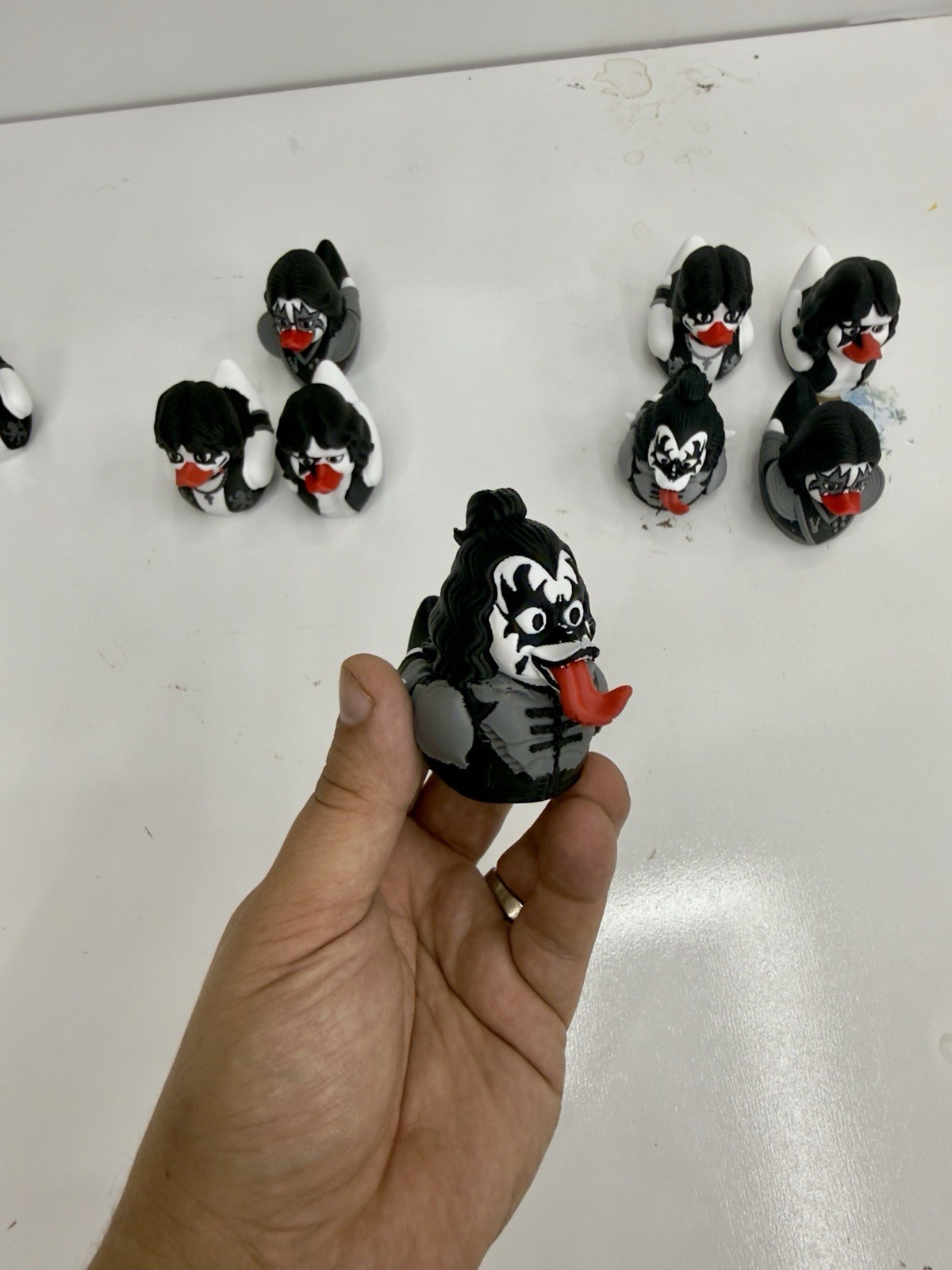 KISS-Inspired Rock Band Ducks | Limited Edition 3D Printed Collectibles