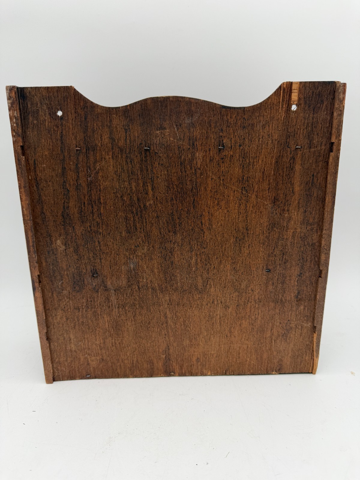 Wood Organizer Shelves Drawer VTG Wall Hanging Mail Letter Holder
