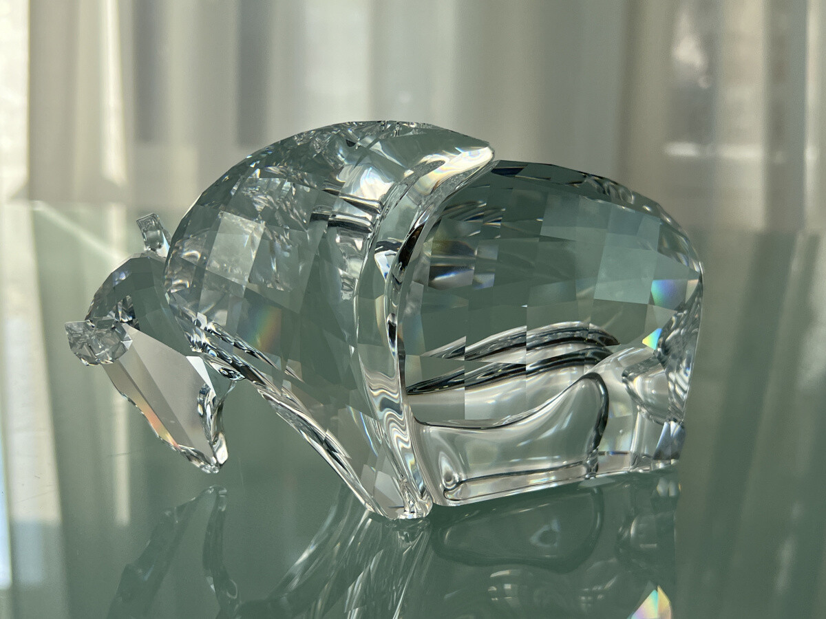 Swarovski Figurine 624598 Symbol Buffalo 17cm Excellent Condition