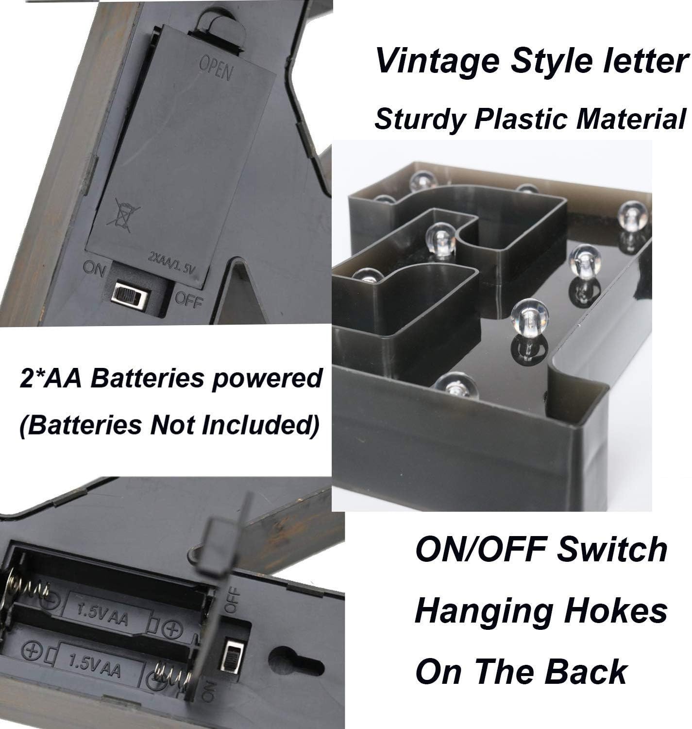 Battery Operated Black Alphabet Marquee Sign R – Perfect Gift for All Occasions