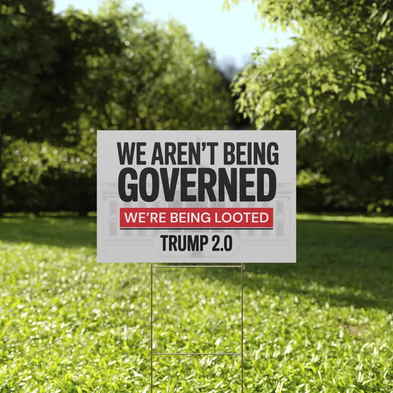 Anti Trump Yard Sign Protest Sign Political Election Weatherproof