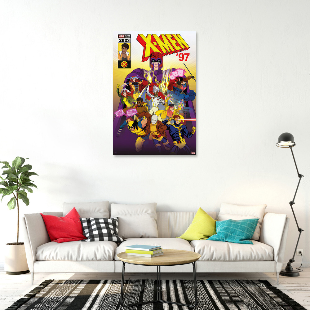X-Men ’97 – Marvel Comics TV Show Poster (Character Montage) (Size: 24″ x 36″)
