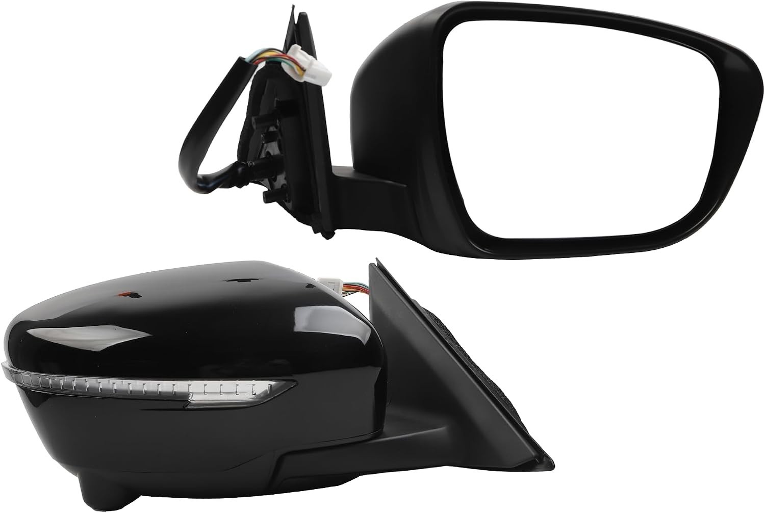 Passenger Right Side Mirror with Camera Compatible with 2014-2020 Nissan Rogue(N