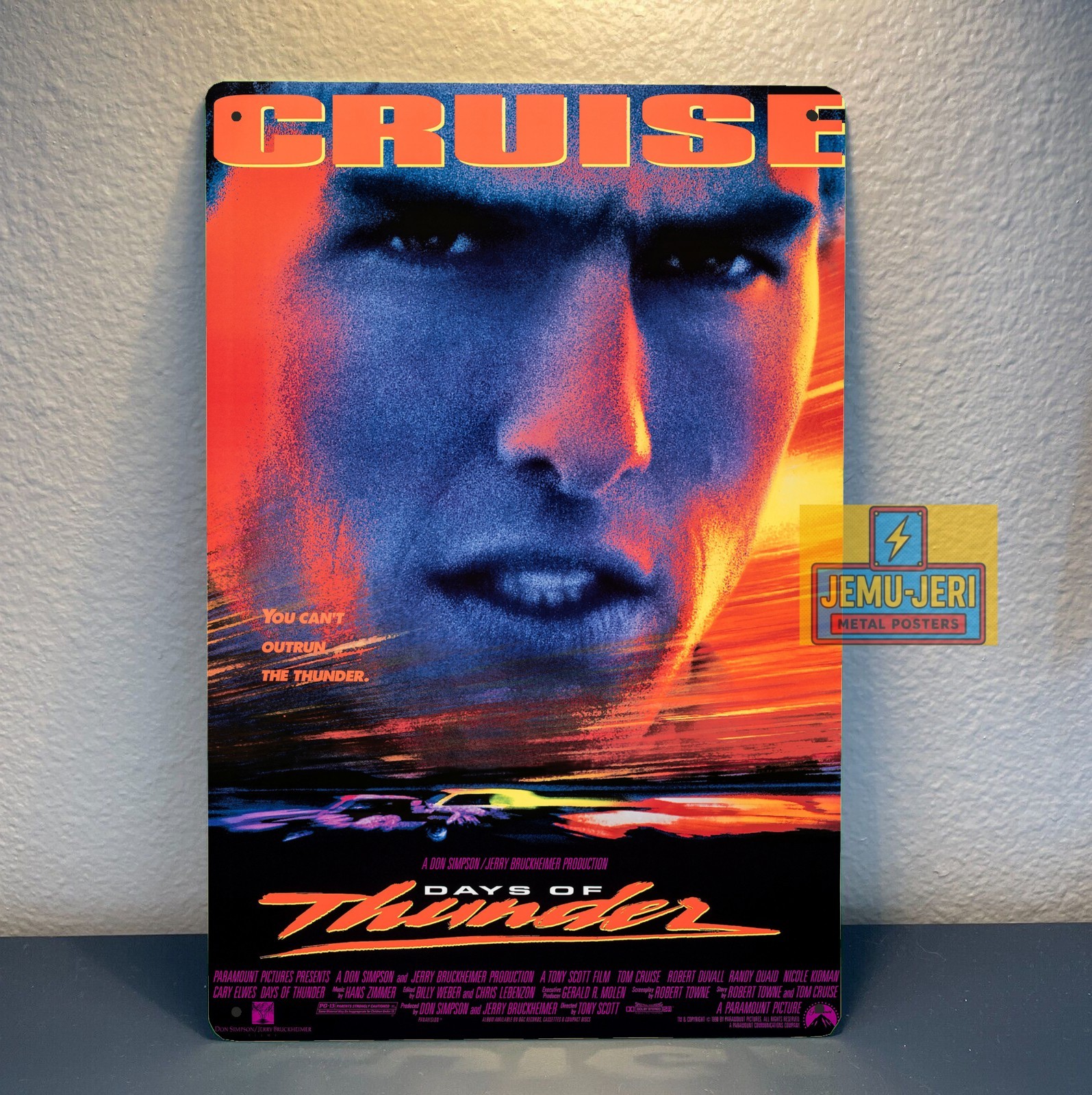 Days of Thunder – Tom Cruise Movie Metal Poster -Collectable Sign- Size:20x30cm