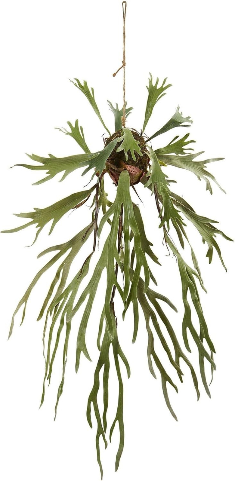 Lifelike 50″ Staghorn Hanging Plant – Home Decor
