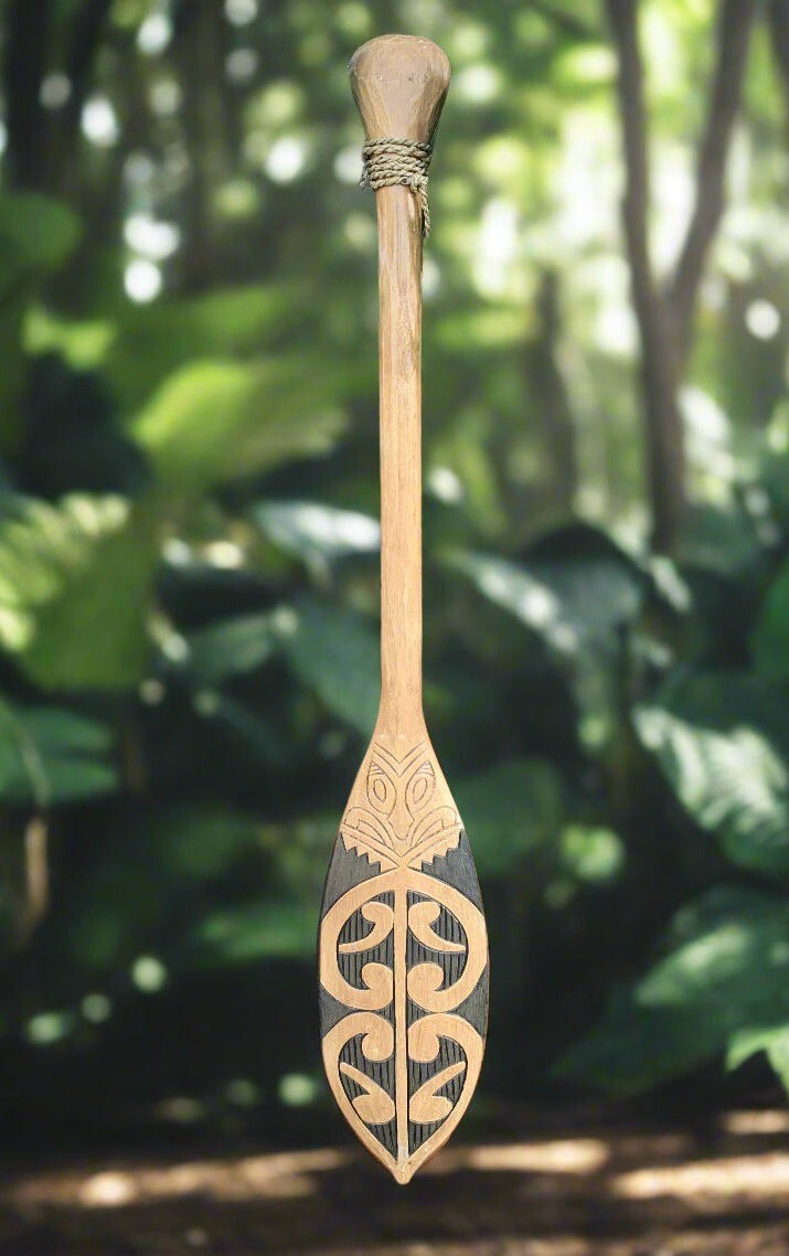 Decorative Tribal Tiki Paddle/Oar Nautical Decor Tiki Bar 39″x 6″ Inches