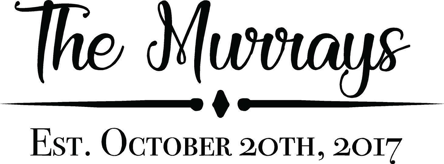 Home Wall Vinyl Decor Sticker Customized Family Name Wall Lettering Decal Sign