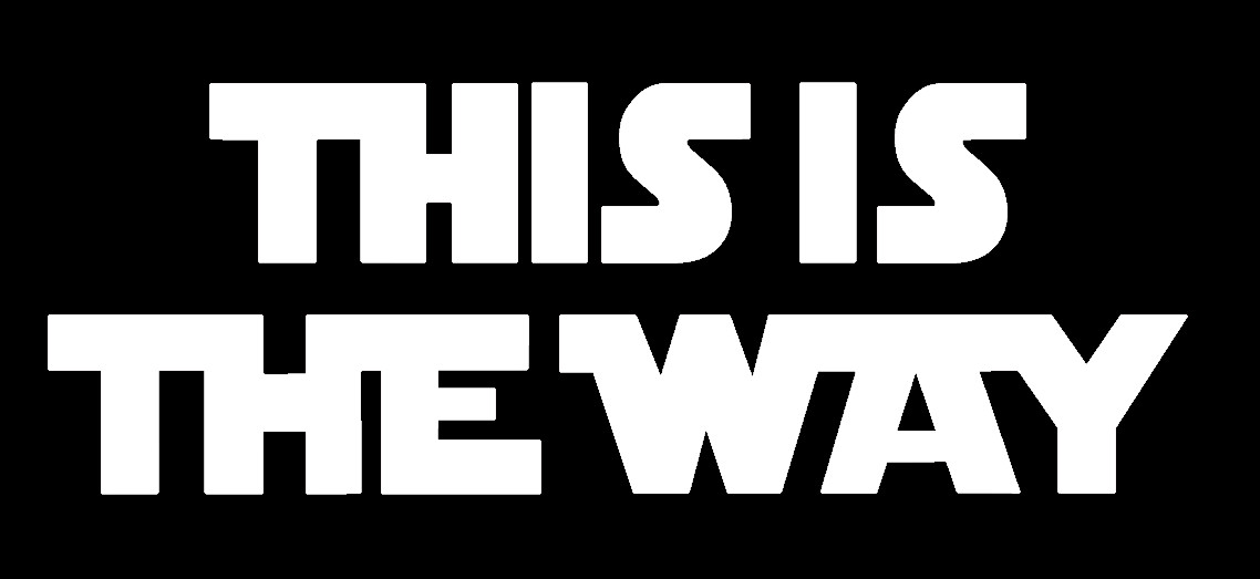THIS IS THE WAY, STAR WARS, MANDALORIAN, Decal Stickers for Car, Laptop, Tablet