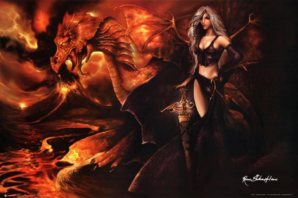 Poster Dragon’s Keeper – Renee Biertempfel Poster 36in x 24in