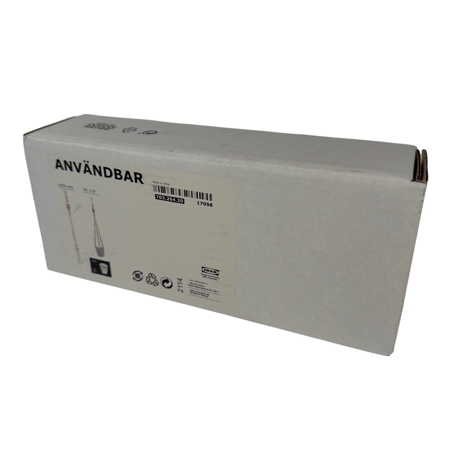 IKEA ANVÄNDBAR Hanging Plant Holder 703.264.20 1400mm New in Box