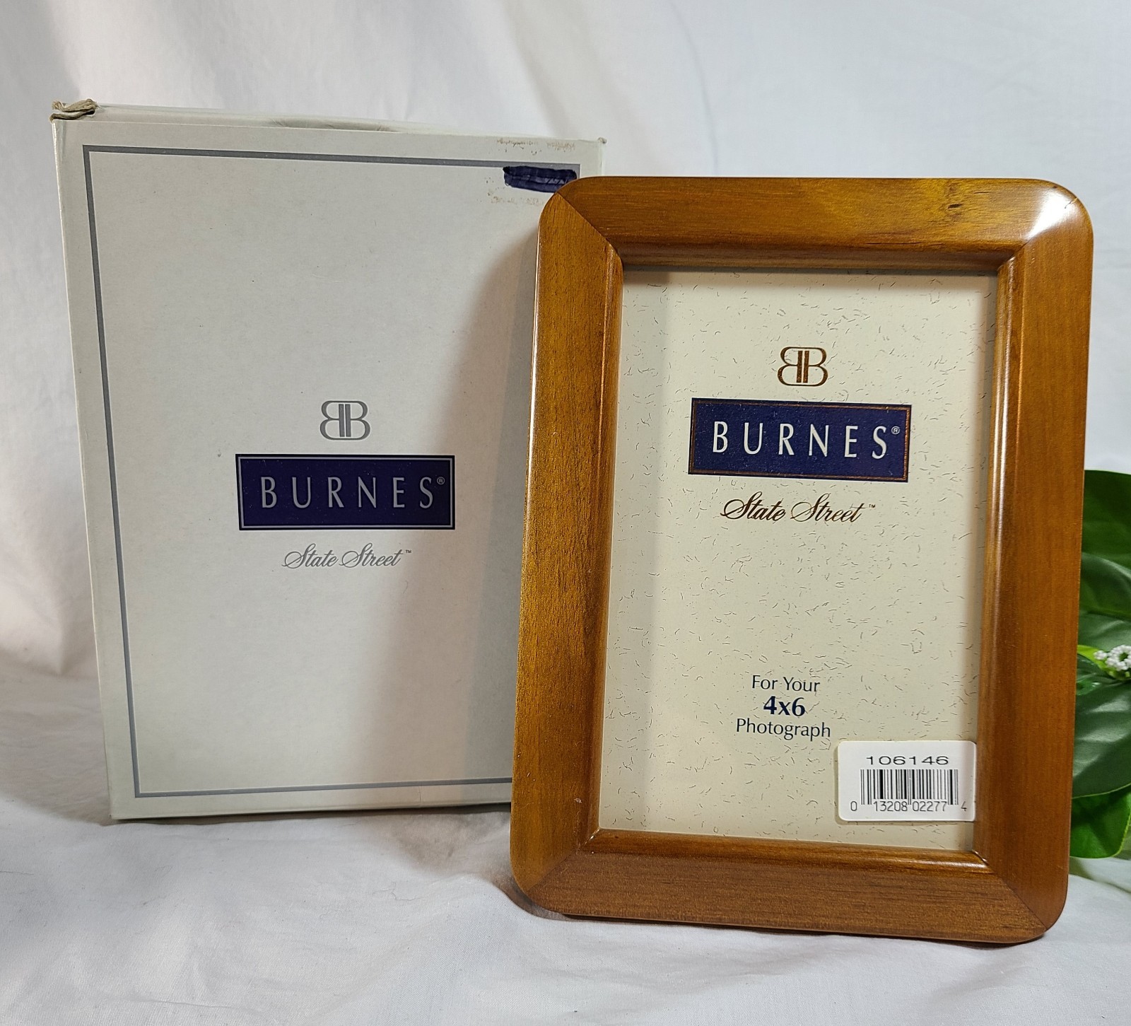 Burnes of Boston State Street Golden Brown Wood Picture Frame 4 X 6