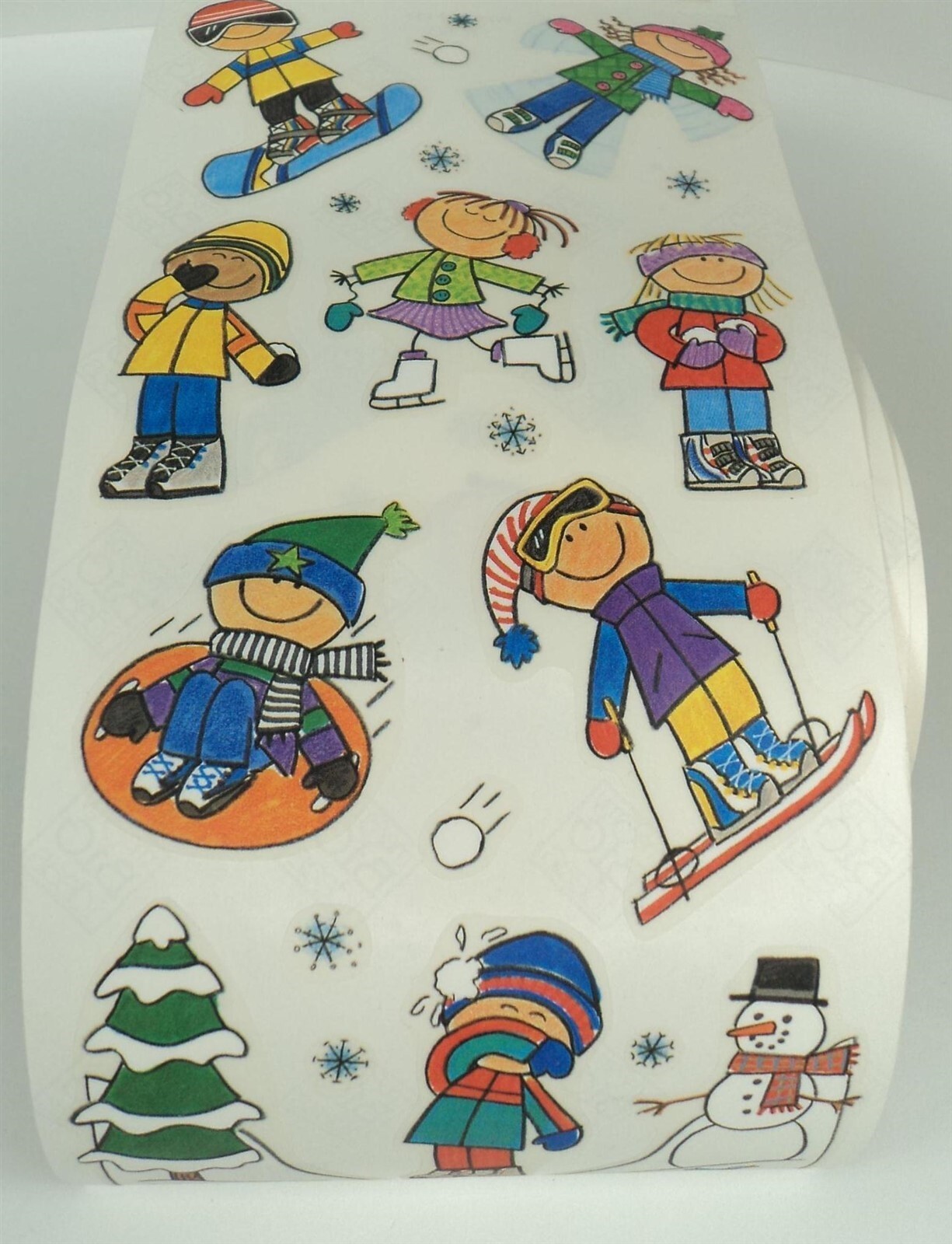 Me & My BIG Ideas – Winter Kids SR-116 Themed Stickers – 12″ x 5.5″ Sheet – New