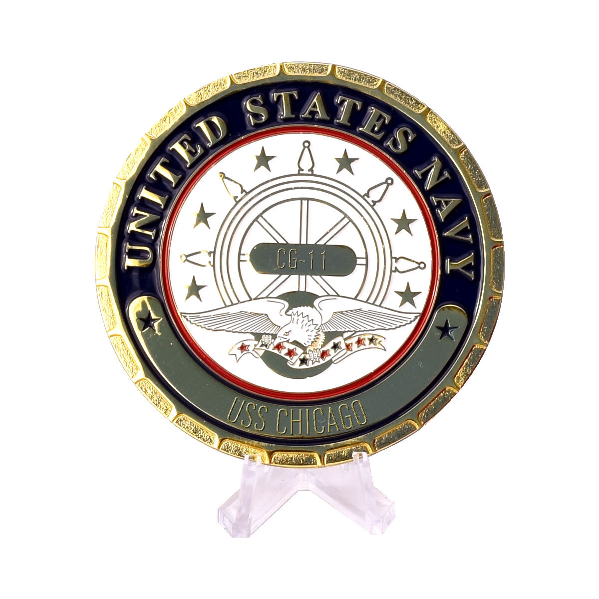 Navy Emporium USS Chicago CG 11 Navy Ship Plaque
