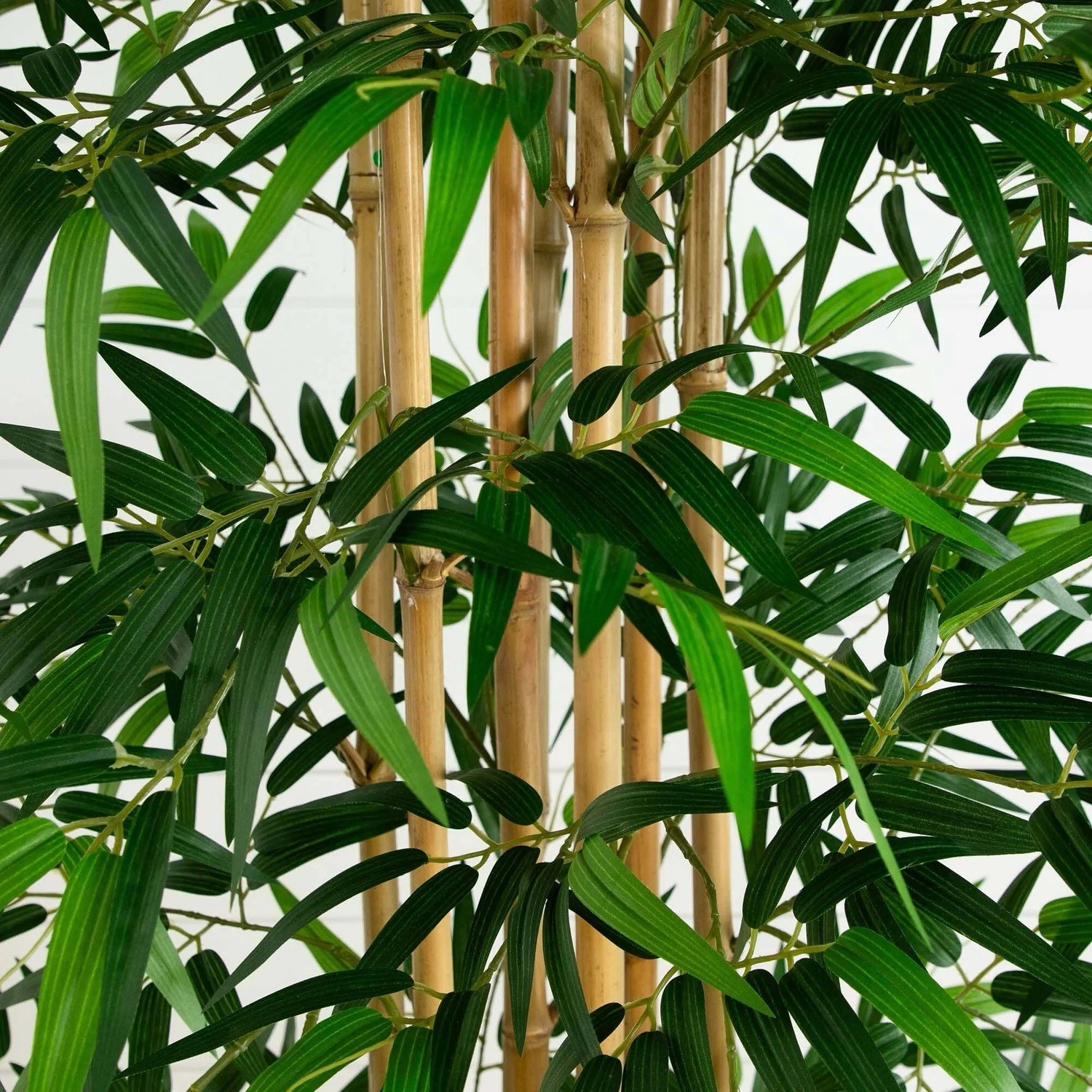 12’ Artificial Bamboo Tree with Natural Bamboo Trunks. Retail $629