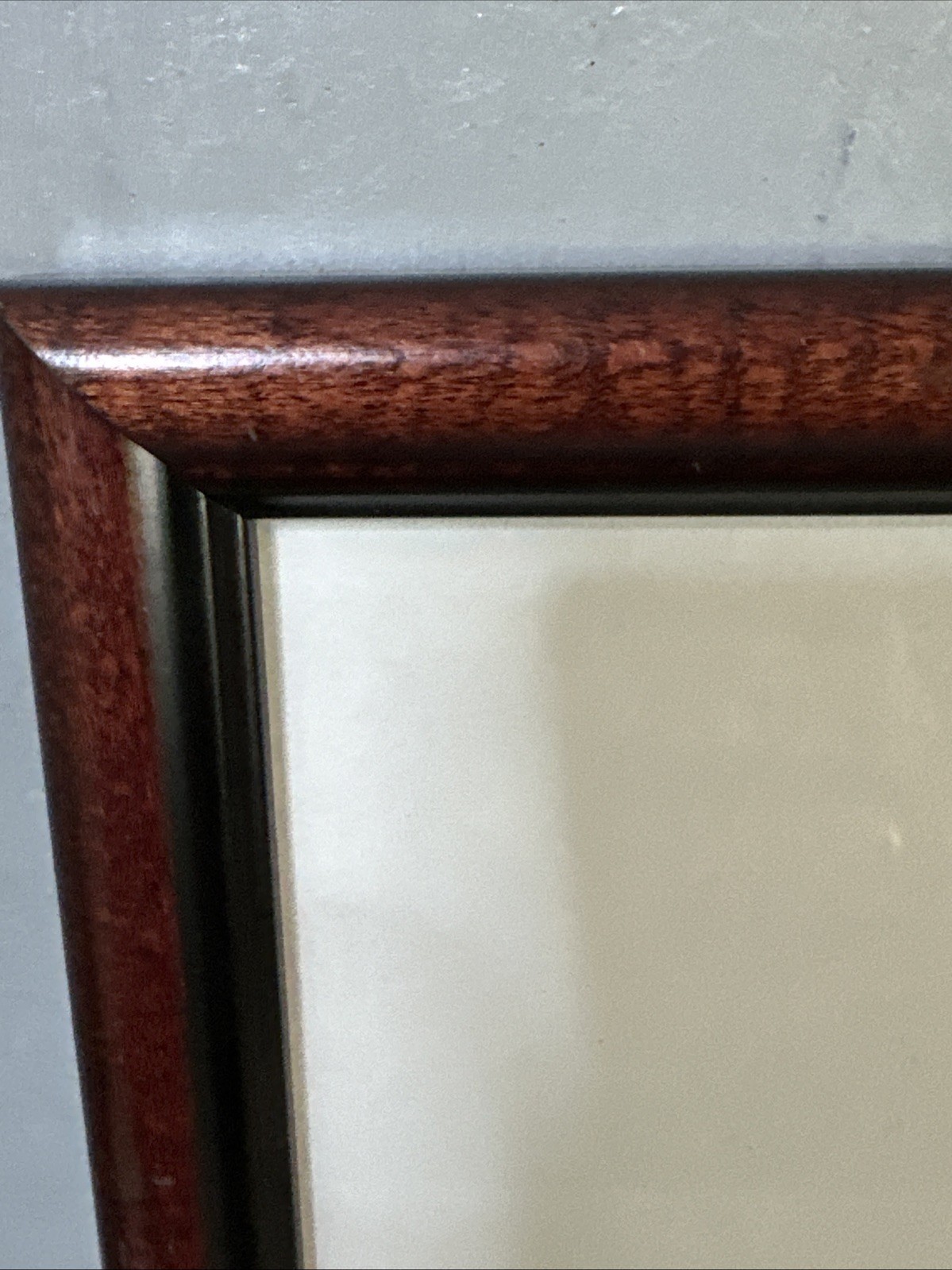 NICE WOOD TRADITIONAL BEVELED FRAME FITS 6×8 MADE IN THAILAND