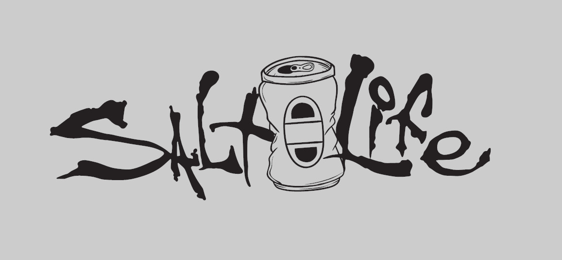 Salt Life Signature BEER CAN SODA Decal PICK SIZE / COLOR Vinyl Decal – Sticker