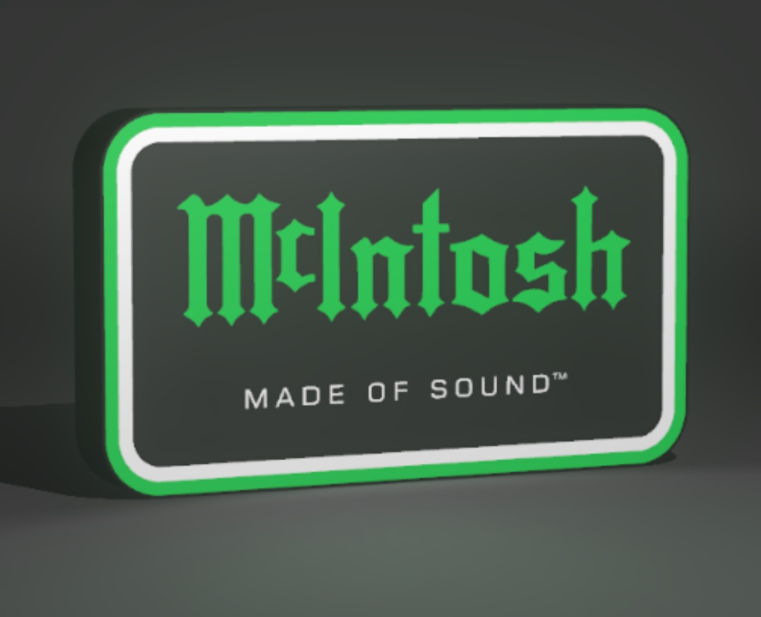 MCINTOSH STEREO LOGO LED SIGN LIGHT BOX LARGE 13″ SIZE TRUSTED SELLER