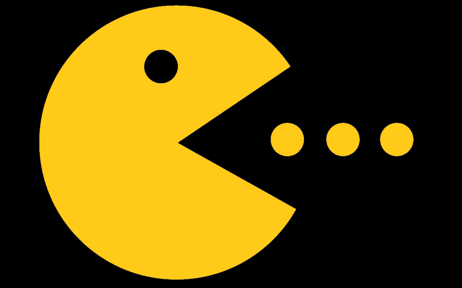 PAC-MAN, PACMAN, Decal Stickers for Cars, Windows, Laptops, Walls, Tablets
