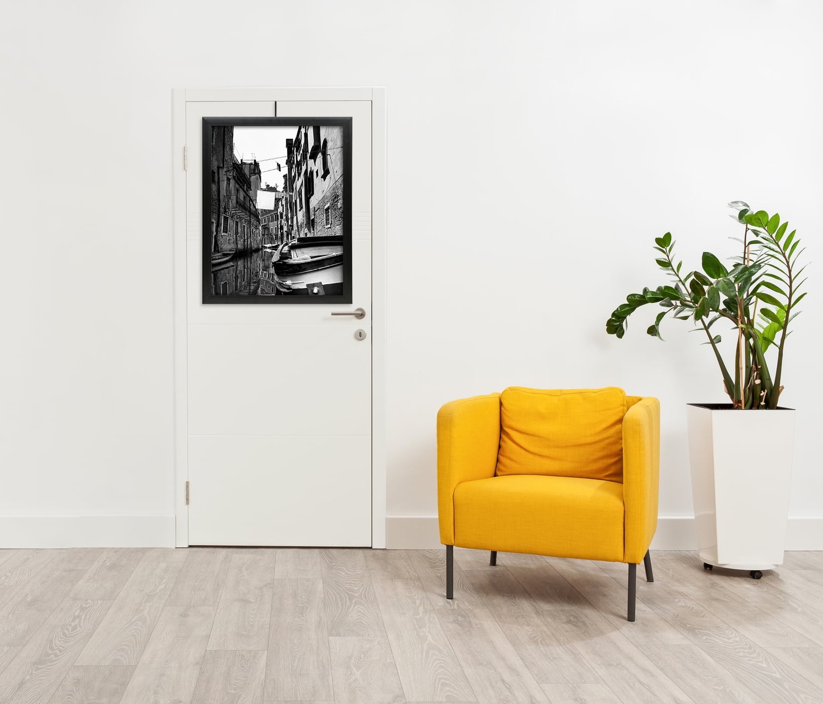 24×36 Black Poster Frame Premium Wooden Display with Shatterproof Glass