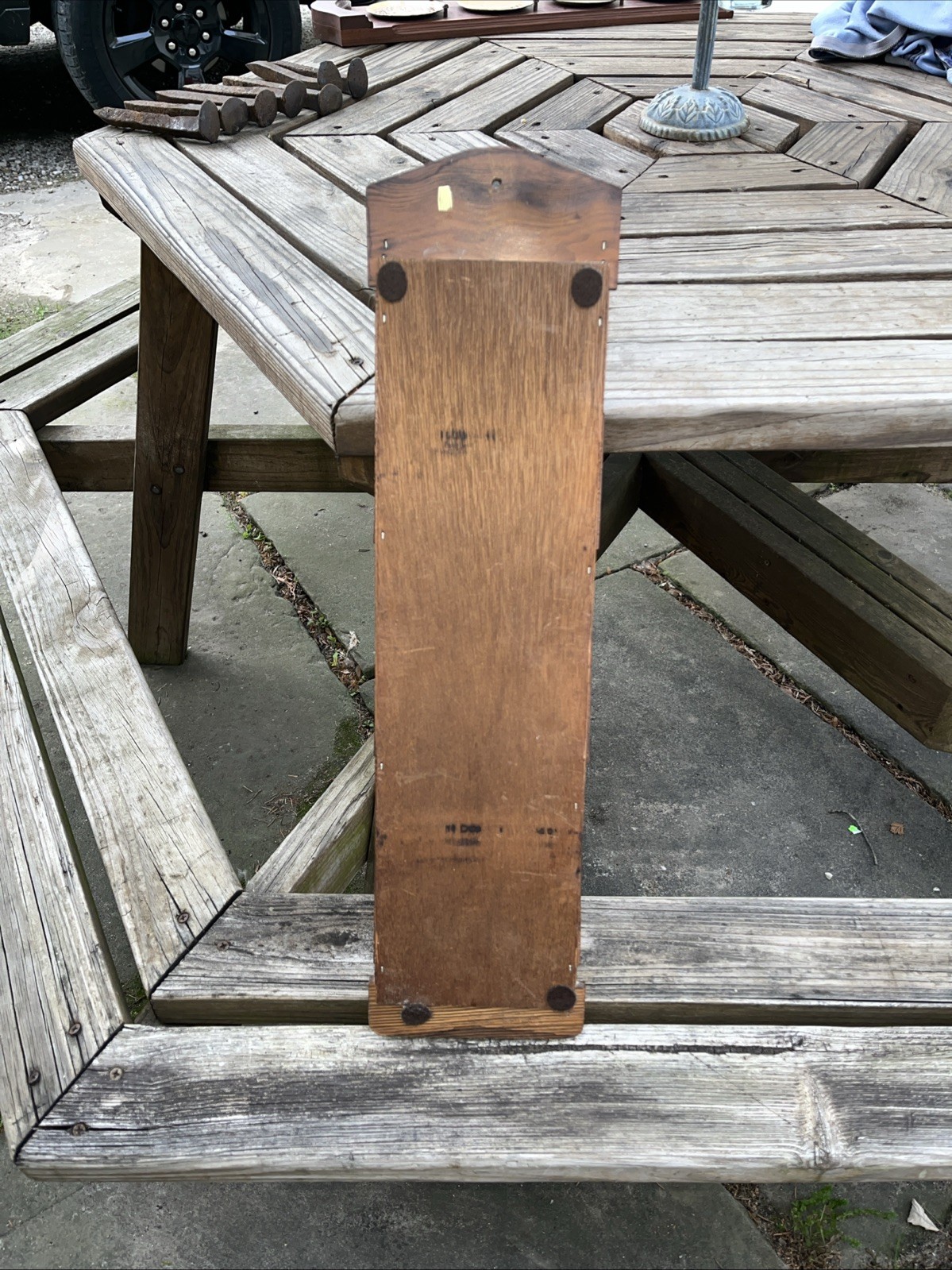 Vintage Wall Letter,Bills,Misc Holder Wood Made In Republic Of China
