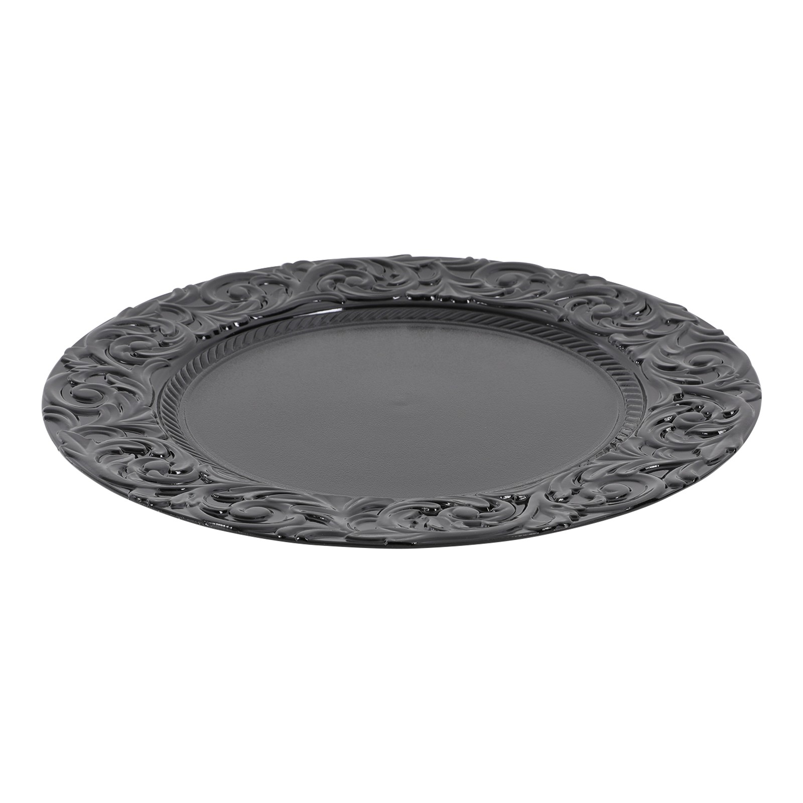 Antique Charger Plates 50Pcs Charger Plates Decorative Plates for Table Dinner