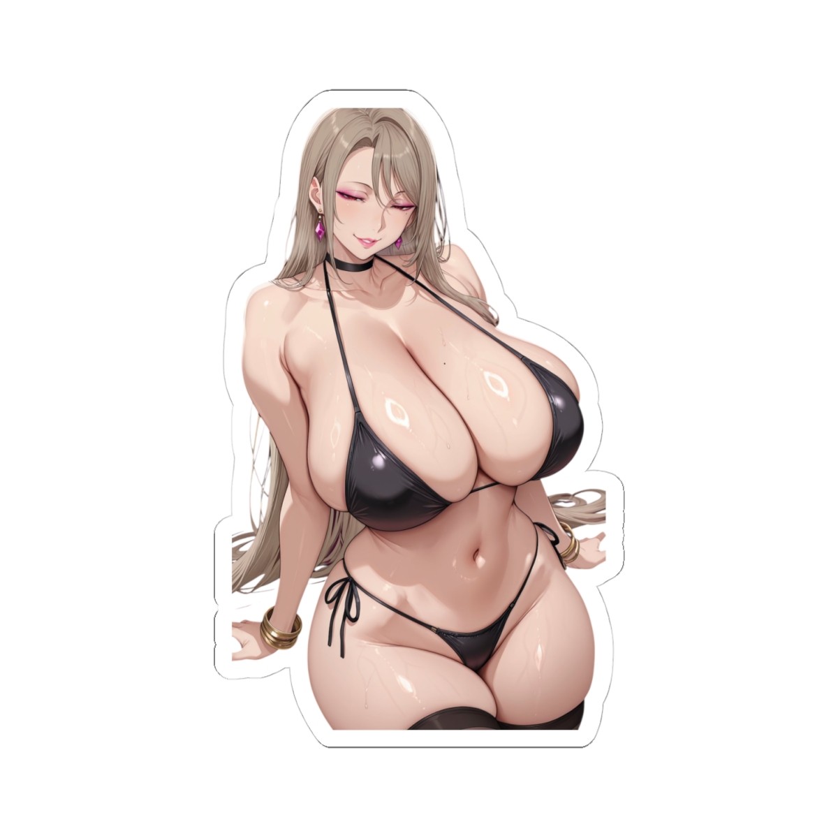 Cute Waifu Anime Sticker (FreeShipping$20+) Hot Ecchi Oppai Iroke