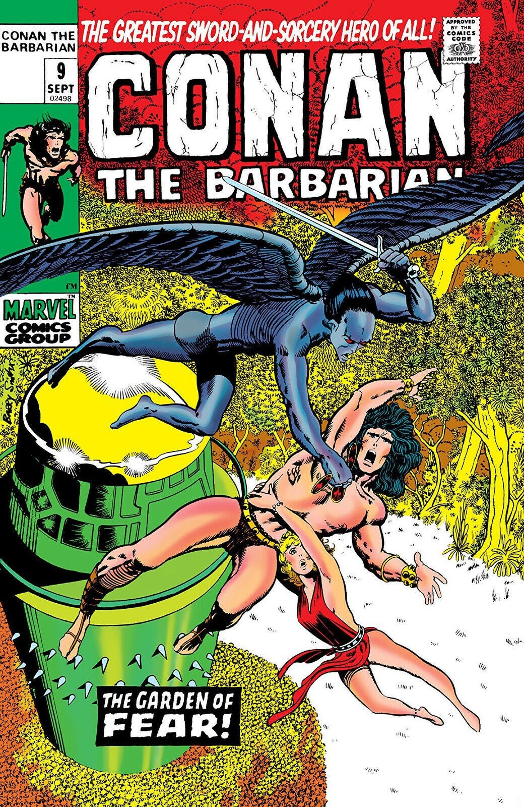 CONAN THE BARBARIAN #9 COMIC BOOK COVER Poster print 11″x17″ inches home decor
