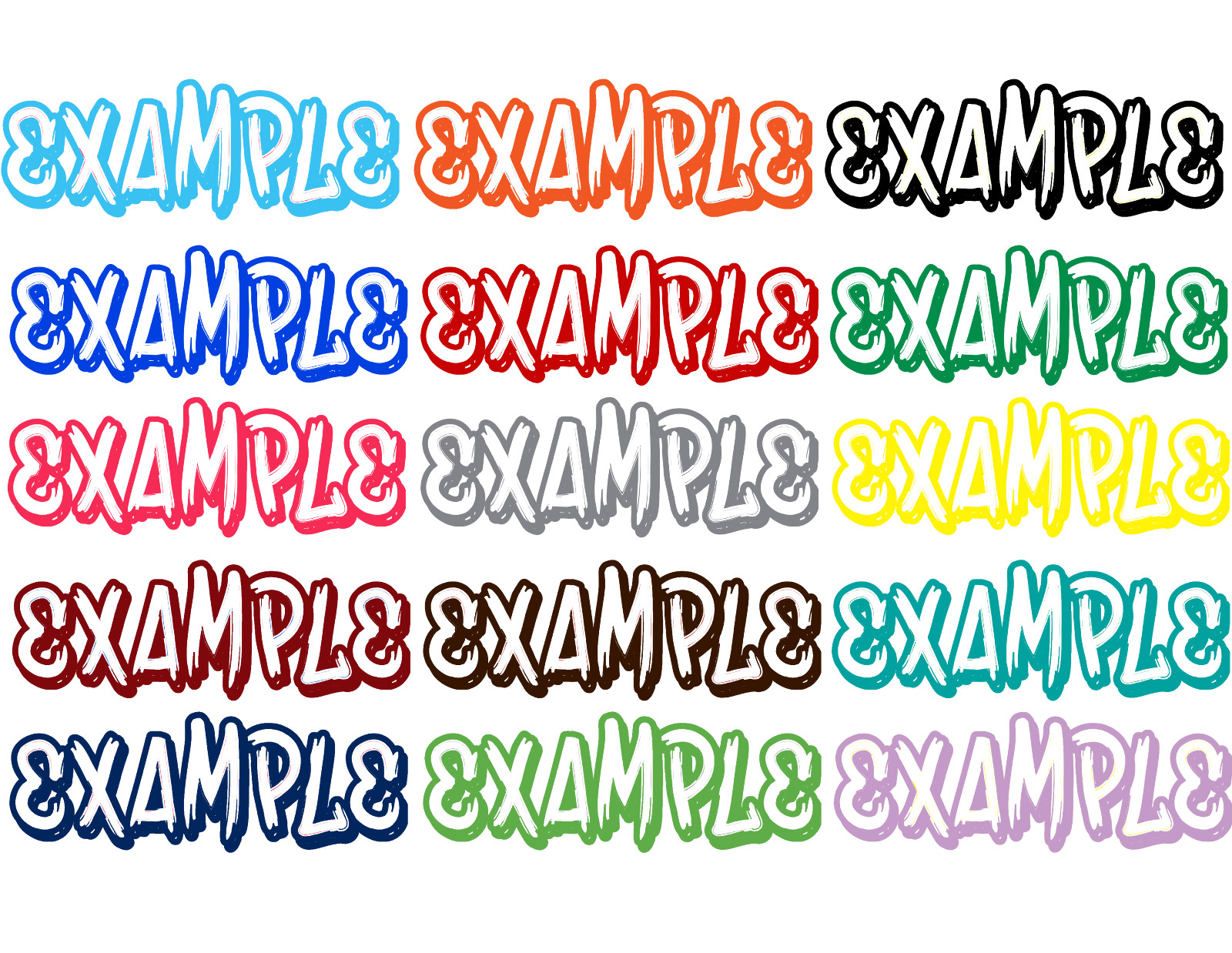 Custom Personalized Decal Vinyl Lettering Text Business Sign Old English Font vB
