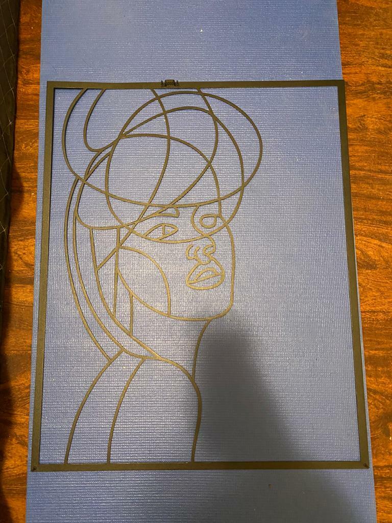 Metal Sexy Line Two Women Decor,Face Wall Art,Family,Tree Passion,Gift,Room,Home
