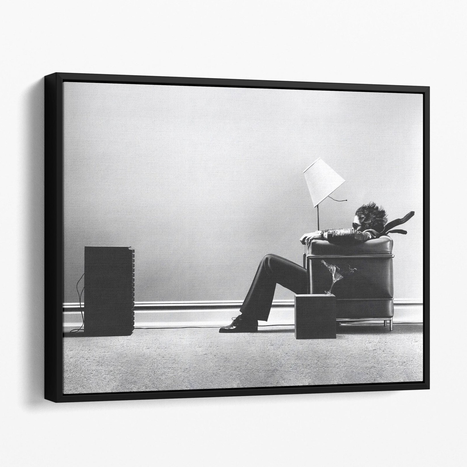 The Blown Away Guy Ad 1979 Speaker Tape 1970s Canvas Print Wall Art