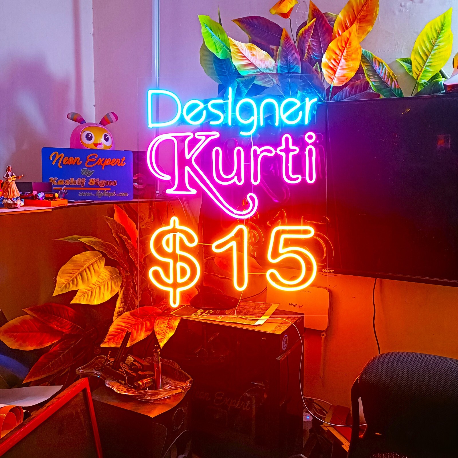 Custom Neon Light Signs for Home and Office Wall Decor, Wedding or Party Gifting