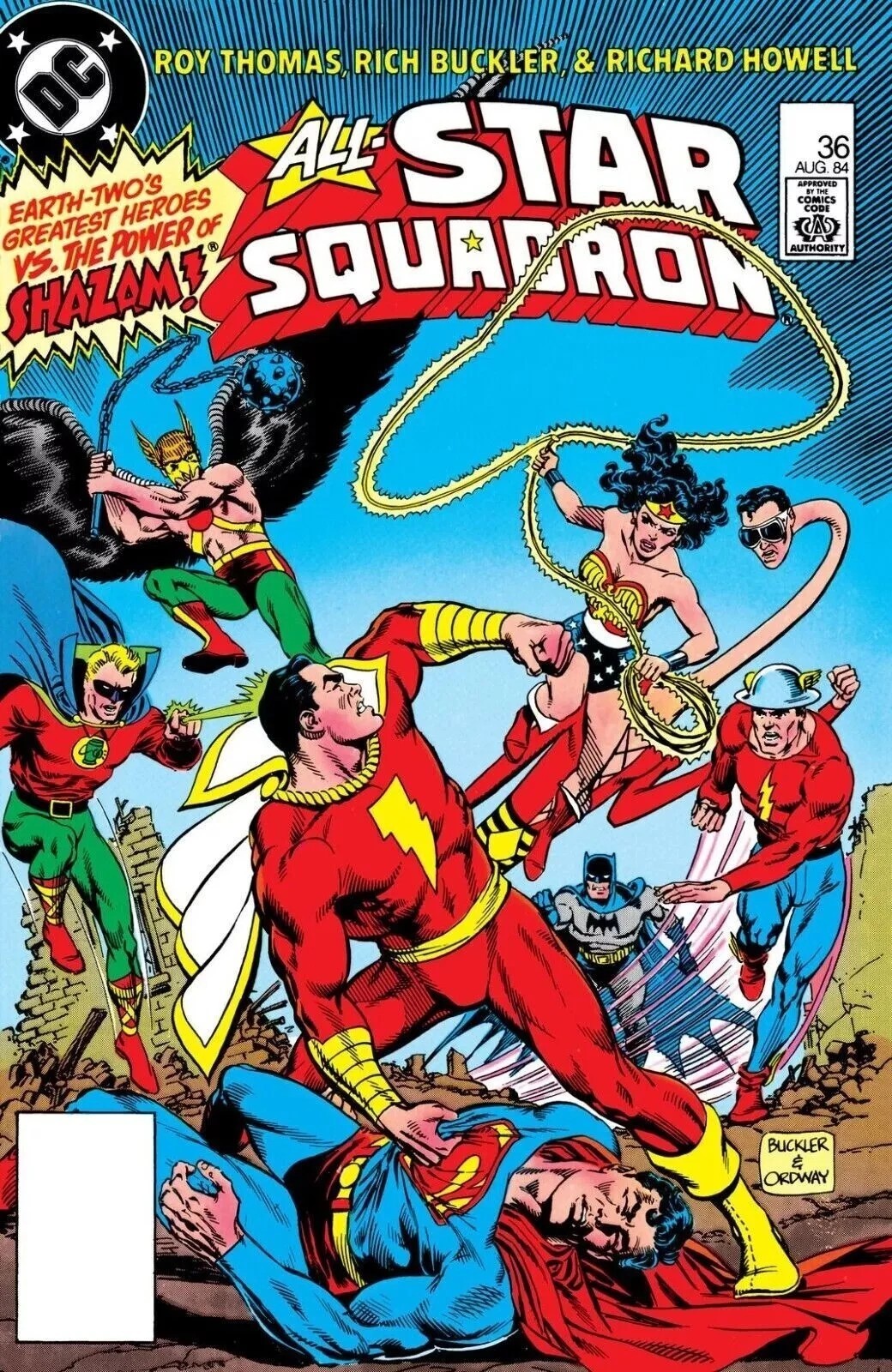 ALL STAR SQUADRON #36 COMIC BOOK COVER Poster print 11″x17″ inches