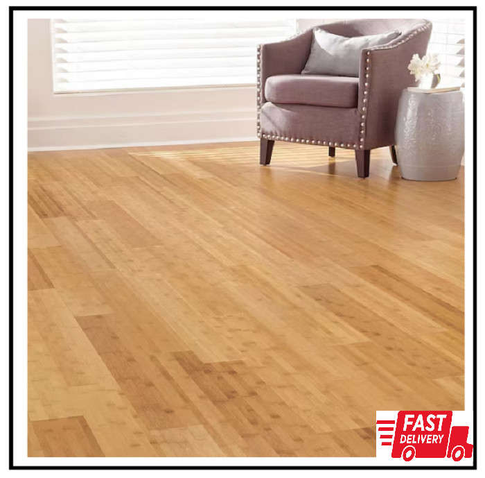 Horizontal Toast 3/8 In. T X 5 In. W Bamboo Flooring (13.4 Sqft/Case)