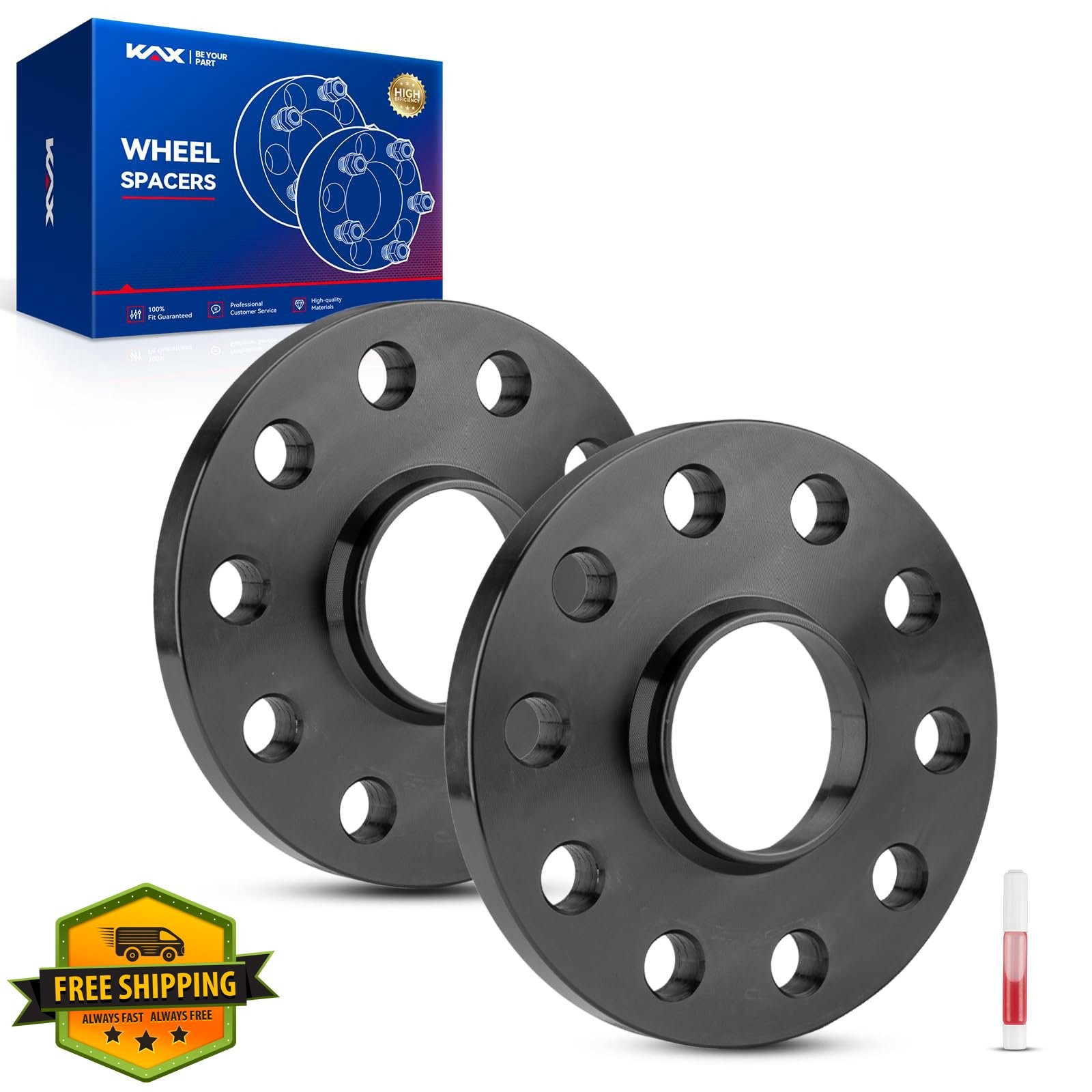 KAX 0.5 inch 5×4.5 Wheel Spacers Grey 2Pcs