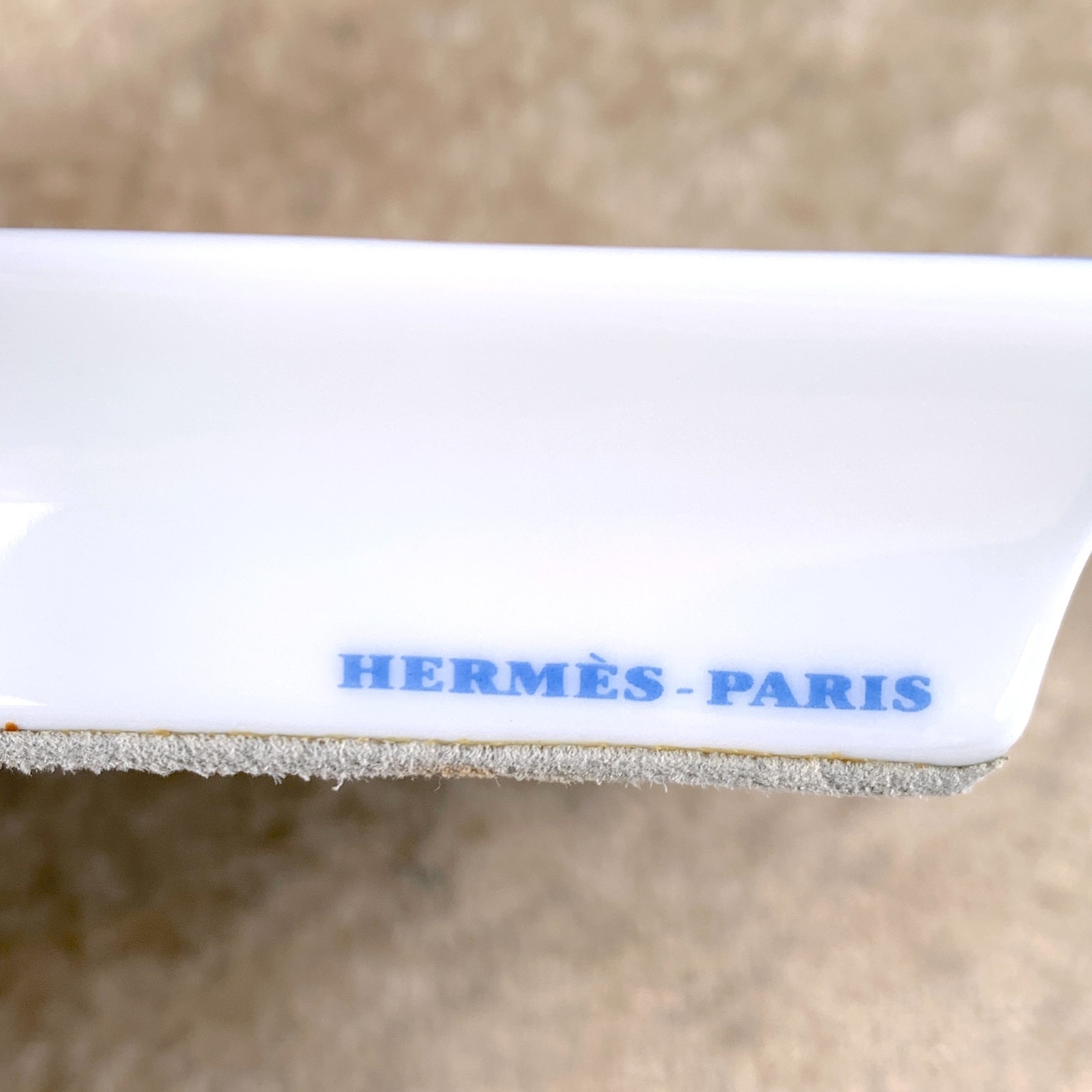 Hermes Mini Change Tray 2001 Limited Horse Car Globe 8 x 8 cm w/ Box
