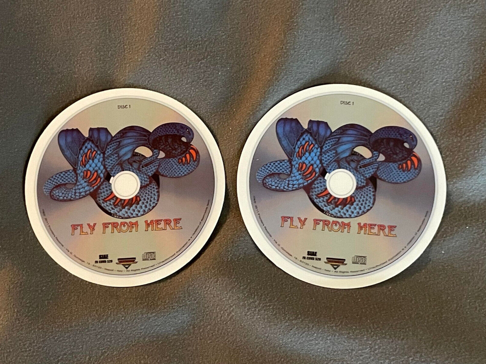 Lot (2) YES 2 1/2″ x 2 1/2″ Band Logo STICKERS FAST! FREE SHIP! Fly From Here