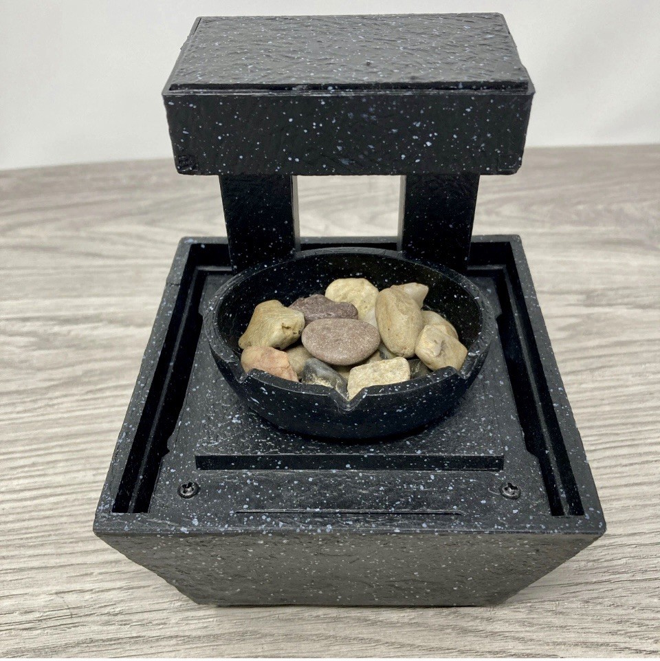 NEW True Living Essential, Tabletop Fountain Calming Whisper Of Flowing Water