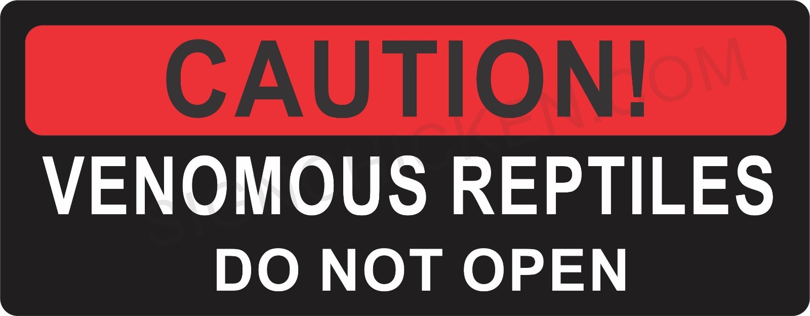 CAUTION , VENOMOUS REPTILES, DO NOT OPEN, wildlife, sign, zoo, warning, danger