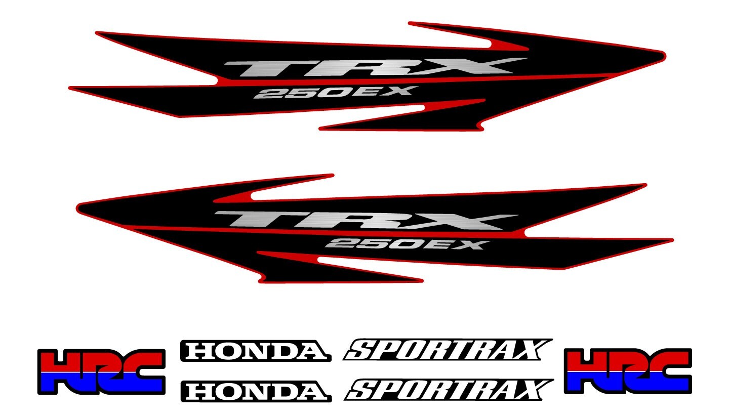 2006 2007 Honda TRX 250ex Decal Graphic Sticker OEM kit Mark Set SPORTRAX 250 EX