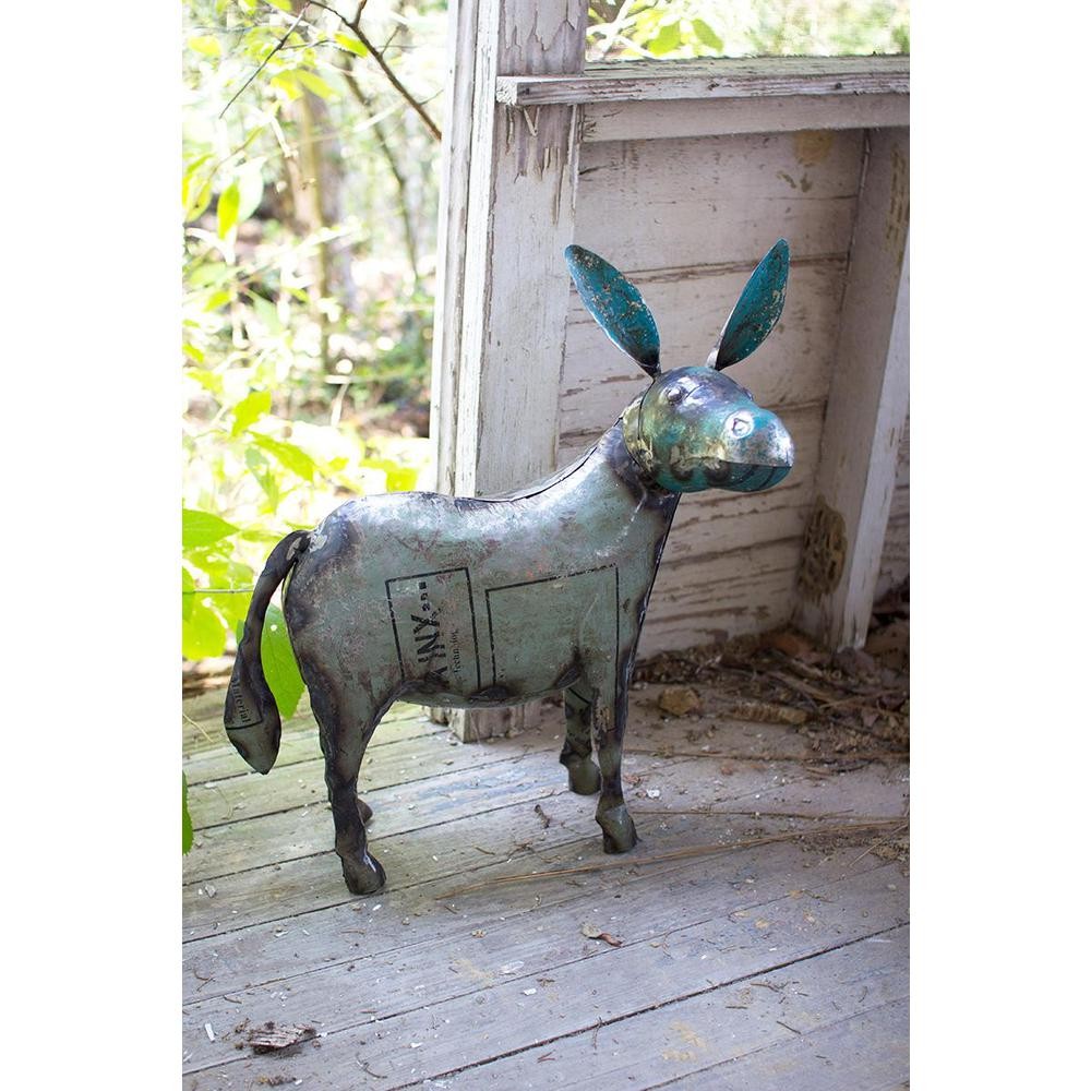 Recycled Metal Donkey