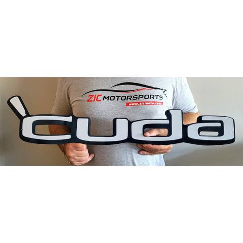 1970-1974 Plymouth ”CUDA” Script Steel Sign
