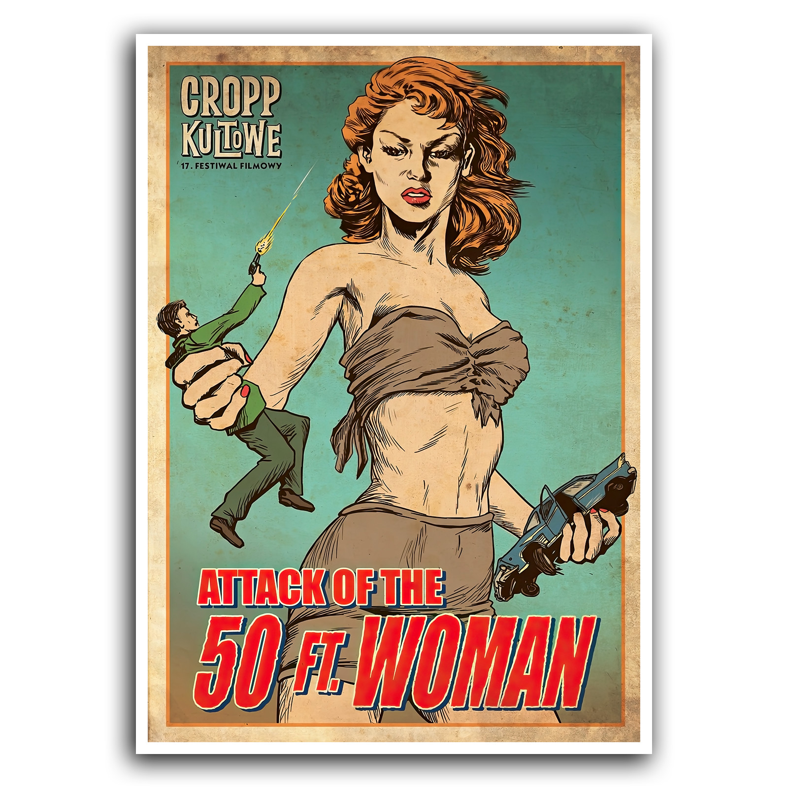 Attack Of The 50 Foot Woman Premium Poster Fan Gift
