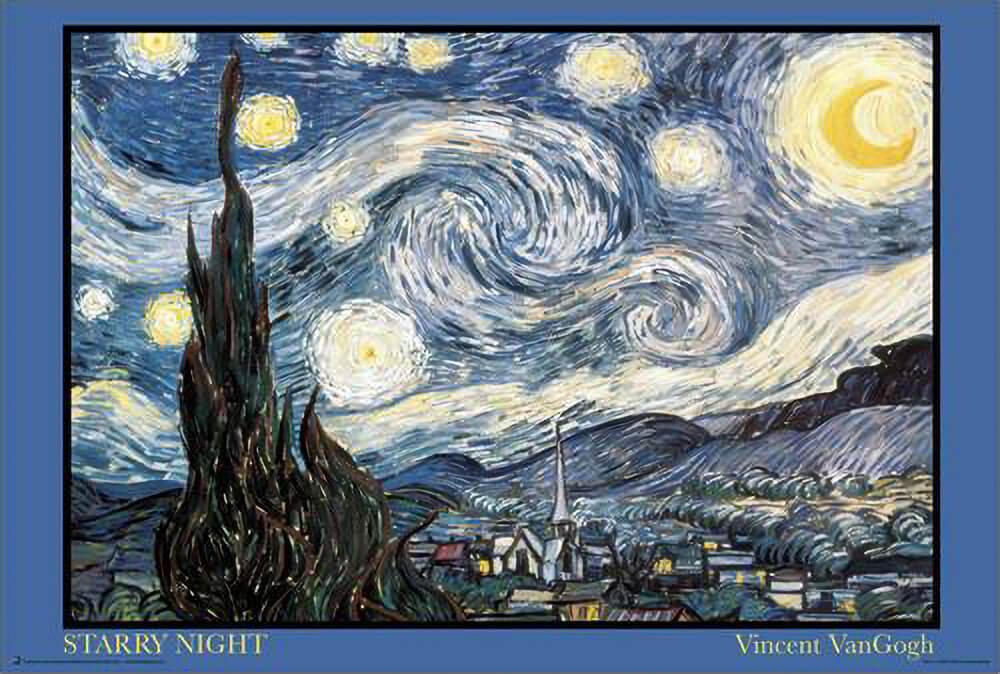 Starry Night – Van Gogh Poster 36in x 24in