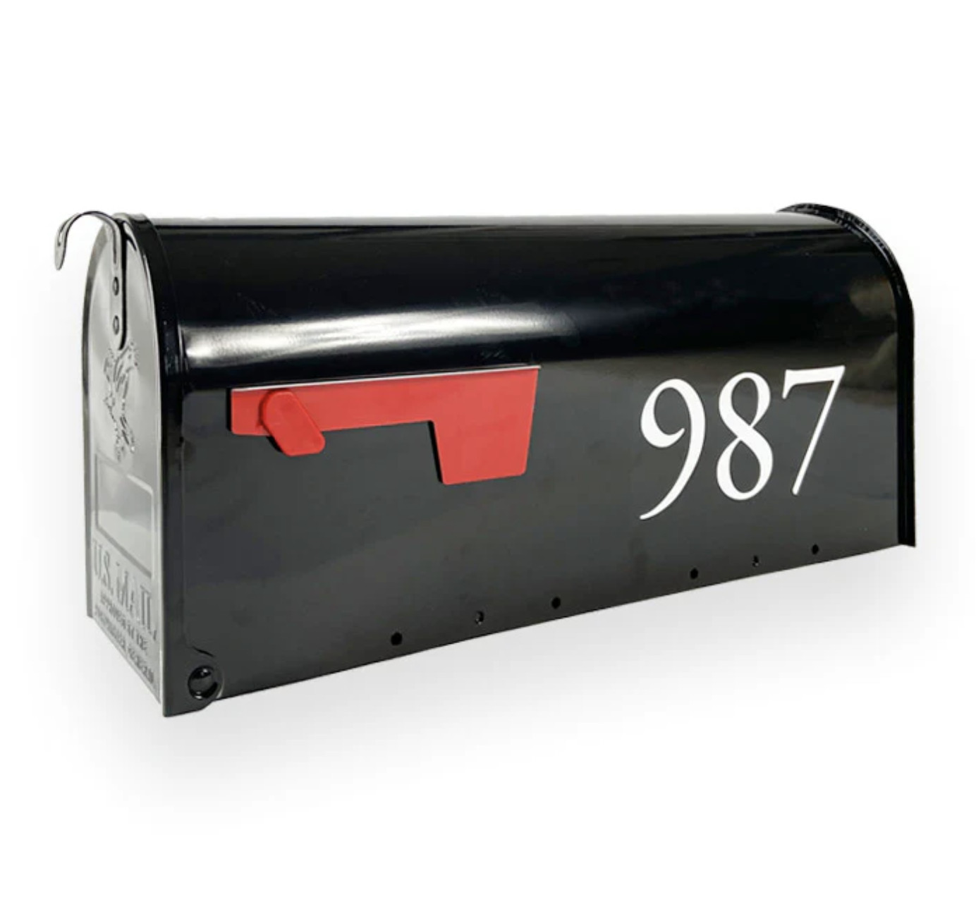 SET OF 2 Custom Mailbox Numbers Vinyl Decals / Stickers -Pick Size, Font & Color