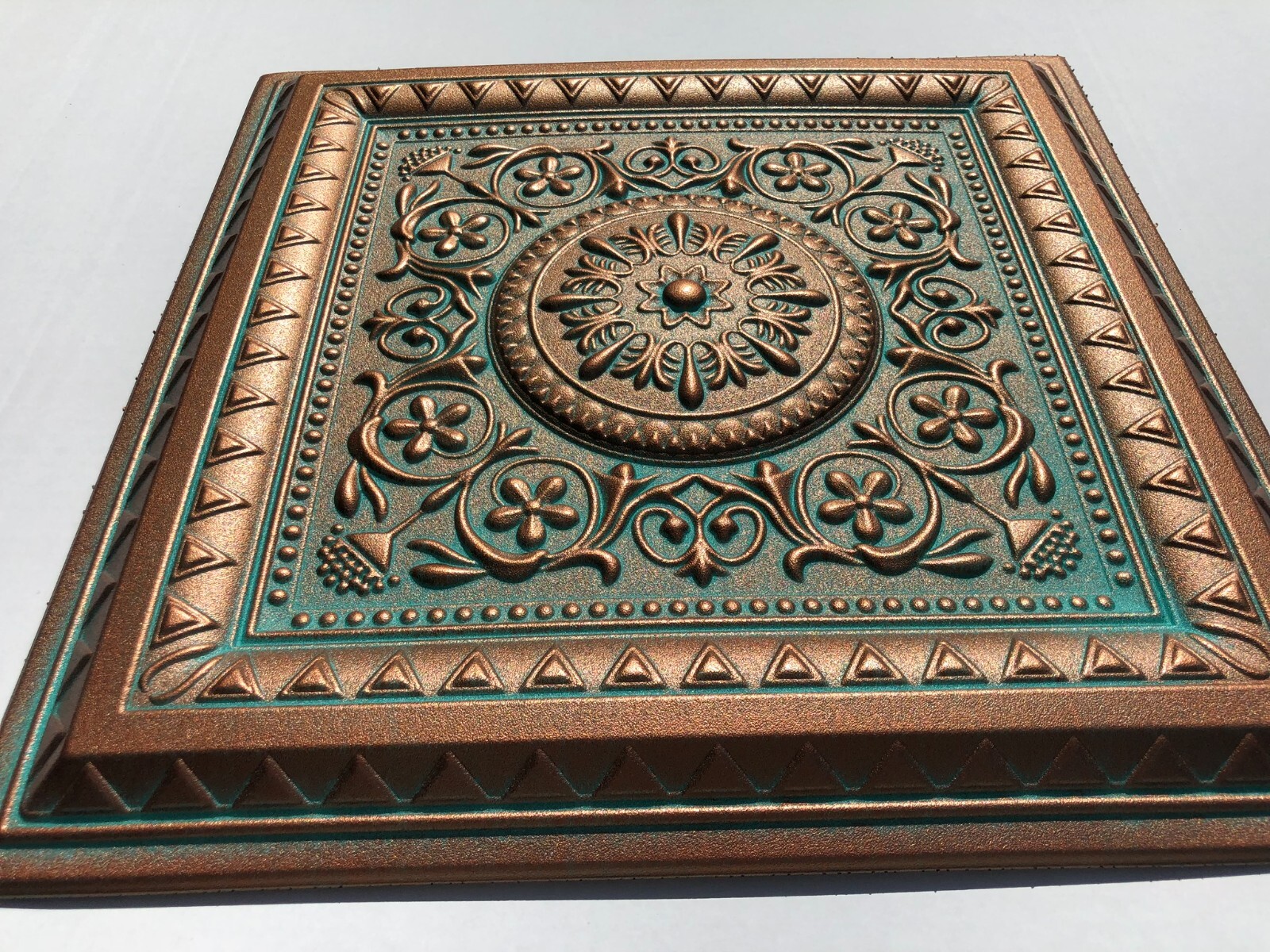 BEST SELLER, Glue Up 20″ x 20″, MAGIC Copper Patina, 50 pieces