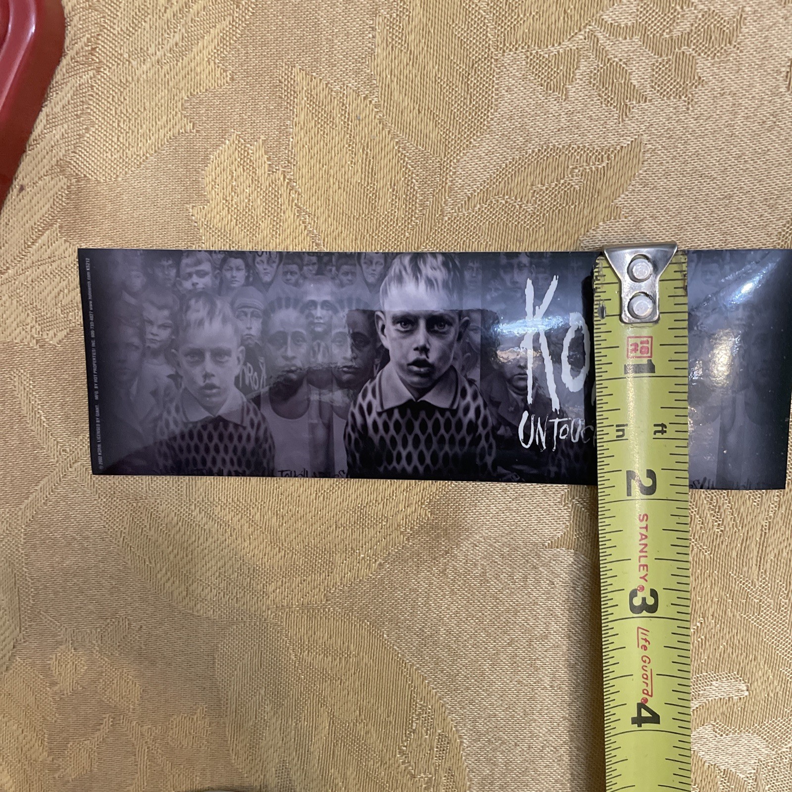 Korn Untouchables Black & White Children 2×6 Sticker