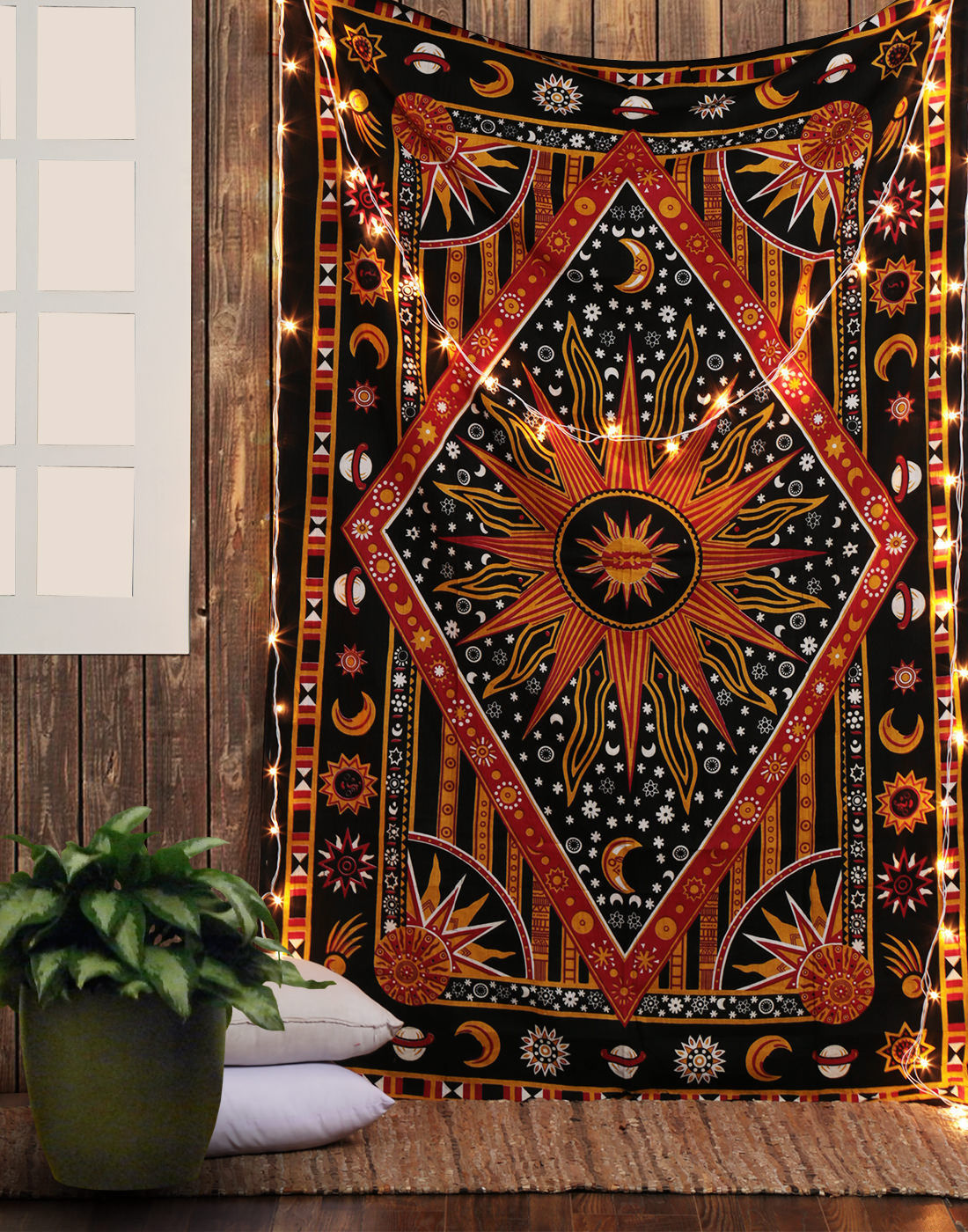 10 Pcs lot Mandala Tapestry Indian Wall Hanging Decor Bohemian Hippie Twin Throw