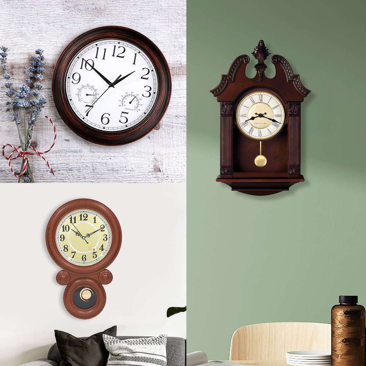 Quartz Wall Clock Pendulum Swing Movement Mechanism DIY Kit Chime Repair Parts