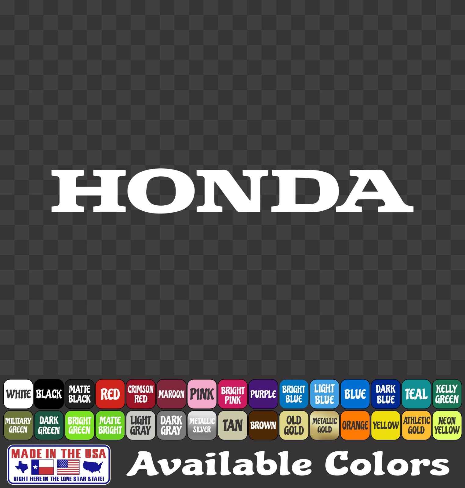 Honda Sticker Car Truck Vinyl Decal