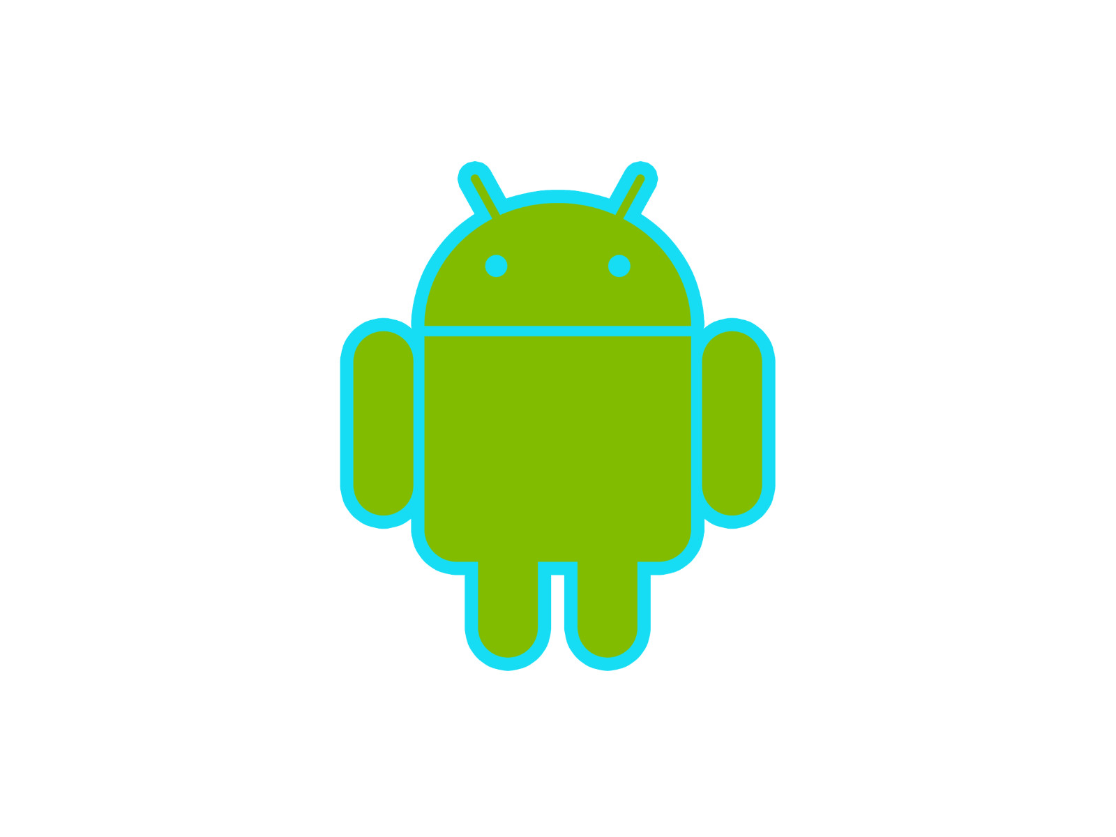 Android mascot robot vinyl sticker decal – many sizes and colors available